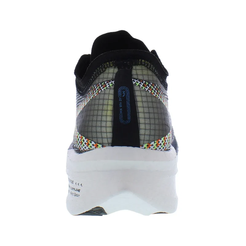 361 Flame Mens Lace-Up Closed Toe Breathable Embroidered Sporty Running Shoes Size 8.5 Black EVA Midsole Rubber Outsole Mesh