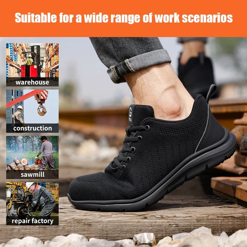 GUYISA Popular New Trend Brand Factory Directly Supplies Waterproof Non-slip SRC Safety Sports Shoes