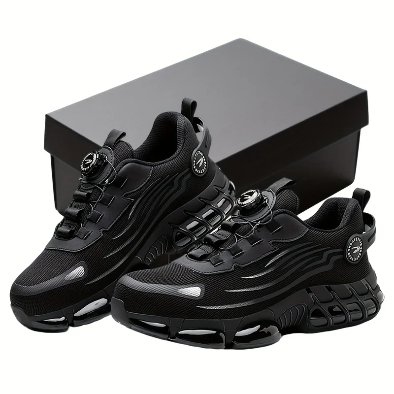 Men's Safety Shoes Are Suitable for Construction Work Leisure Sports Shoes Anti Puncture and Anti Smashing Steel Toe Shoes