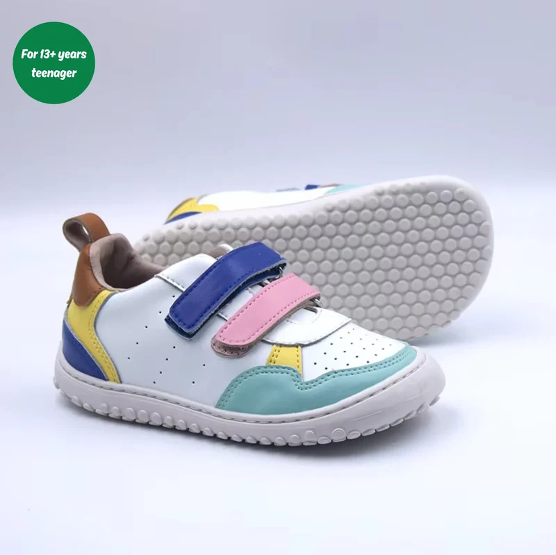 HWXH Custom logo Fashion Minimalist Shoe Leather Ergonomic Shoe Women Barefoot Leather Shoe zero Drop Barefoot Shoe Running Shoe