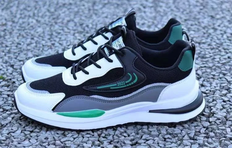 Men's New Design Summer Sports Sneakers PVC Mesh Breathable Shoes with Casual Toe Fashionable PVC Insole Running Winter Season