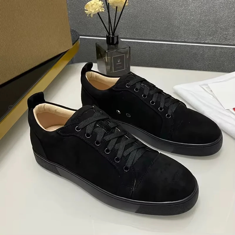 High-quality Men's and Women's Red-soled Sports Shoes with Anti-slip Properties Trendy Design Red Bottoms for Men Shoes