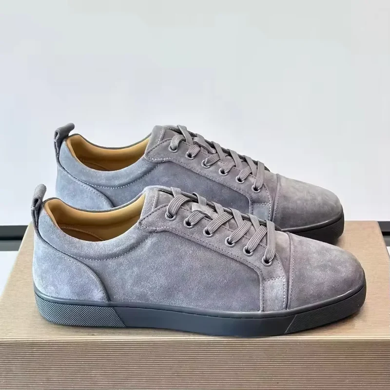 High-quality Men's and Women's Red-soled Sports Shoes with Anti-slip Properties Trendy Design Red Bottoms for Men Shoes