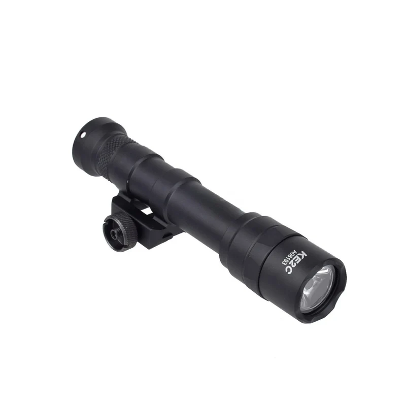 LAMBUL US Warehouse Tactical Flashlight M600B Outdoor Hunting Scout Light with Pressure Switch Fit 20mm Rails Constant/Momentary