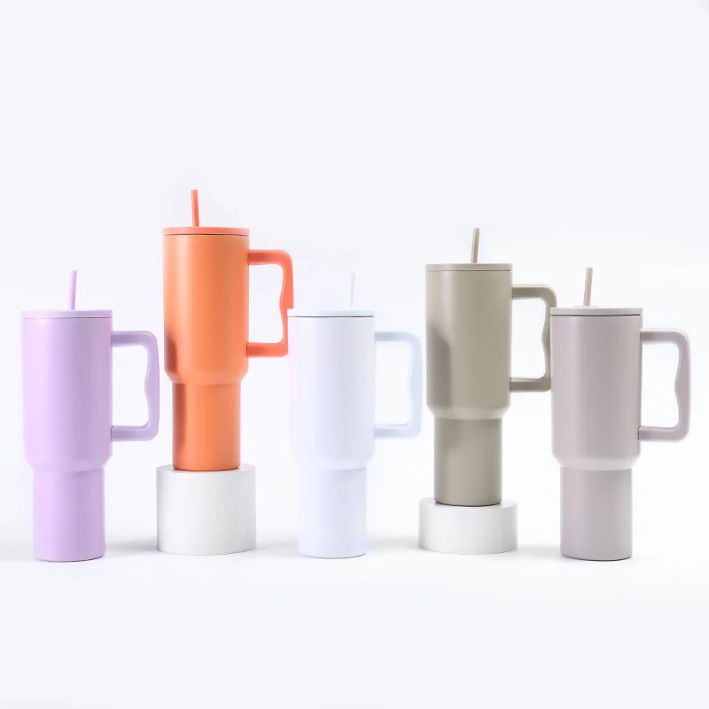 Us in Stock 40 OZ Easy Clean Insulated Cup 40 OZ Insulated Travel Mug for Home Office Outdoor Daily Use