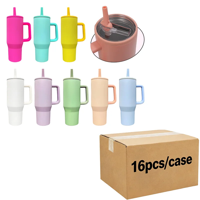 Us in Stock 40 OZ Easy Clean Insulated Cup 40 OZ Insulated Travel Mug for Home Office Outdoor Daily Use