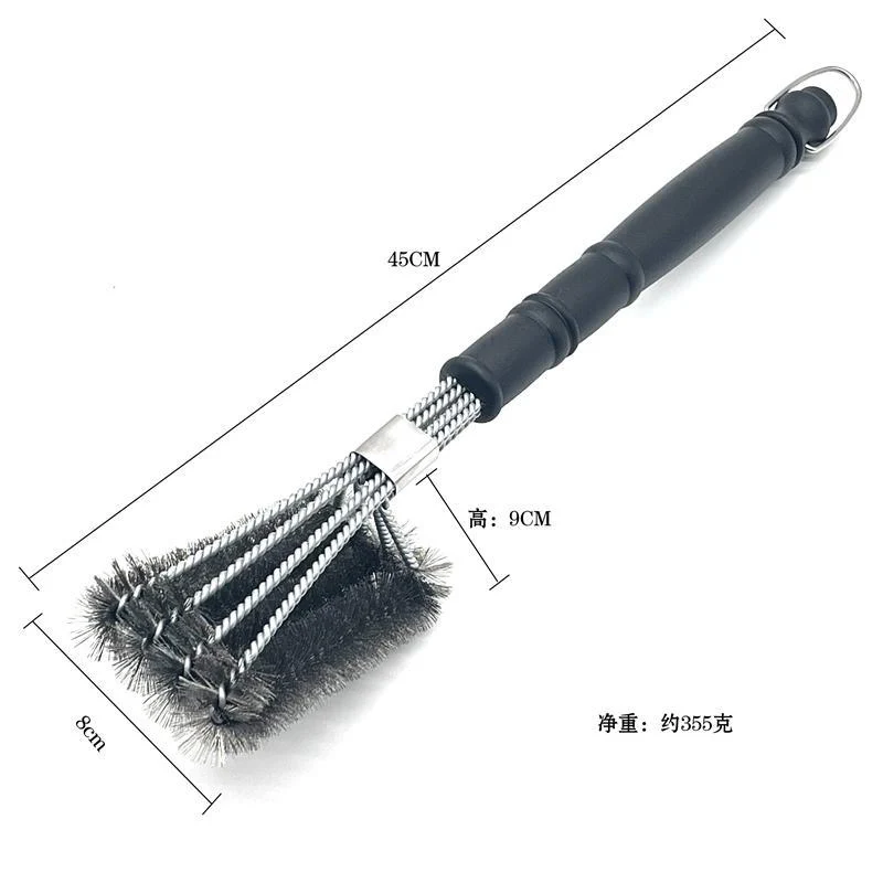 Amazon's Best-Selling Stainless Steel Barbecue Brush Wire Brush Barbecue Grill Cleaning Brush Bbq Barbecue Tool Brush