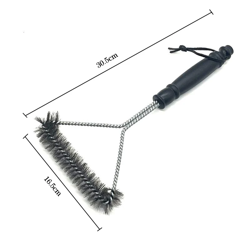 Amazon's Best-Selling Stainless Steel Barbecue Brush Wire Brush Barbecue Grill Cleaning Brush Bbq Barbecue Tool Brush