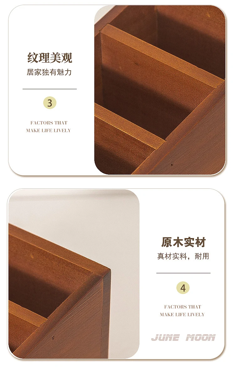 Bedside Remote Control Phone Holder Desktop Organizer Lipstick Perfume Storage Box Makeup Brush Holder Pen Holder Desk Pencil Box