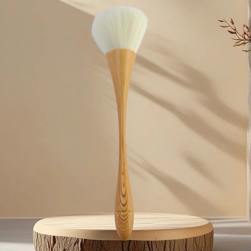 Source Manufacturer Golden Small Waist Blush Brush Loose Powder Brush Super Large Soft Hair Powder Makeup