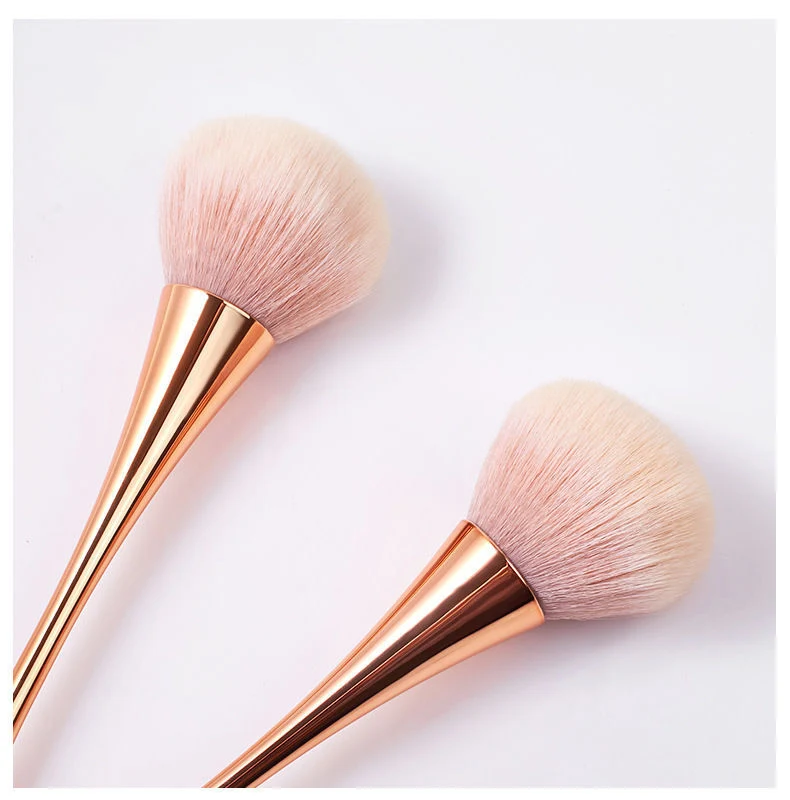 Source Manufacturer Golden Small Waist Blush Brush Loose Powder Brush Super Large Soft Hair Powder Makeup
