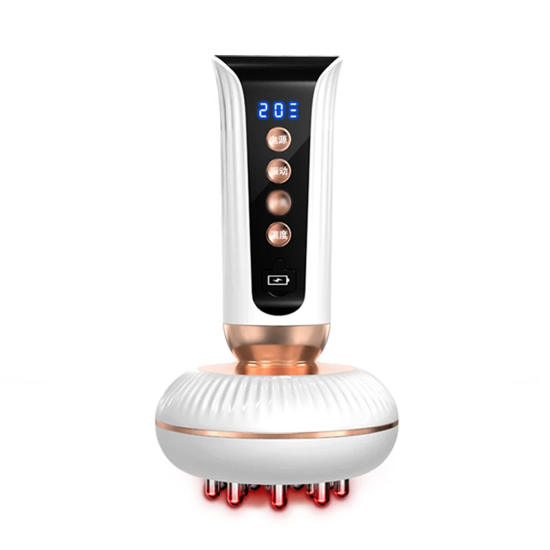 Home Smart Massage Brush Massager Microcurrent Heating Massager Beauty Device