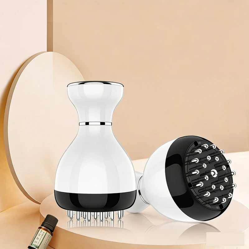 Home Smart Massage Brush Massager Microcurrent Heating Massager Beauty Device