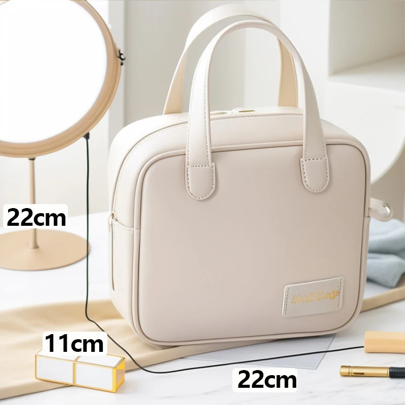 Cosmetic Bag Large Capacity Women's 2023 New Travel Portable Toiletry Cosmetic Brush Cosmetic Storage Bag Small