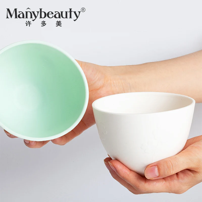 Silicone Mask Bowl, Soft Mask Bowl, Spoon Stick, Mixing Tool, Three-Piece Set, Scraper, Beauty Salon Facial Spa Special