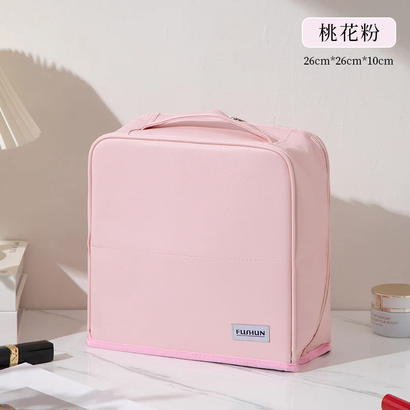 Stand-Up Cosmetic Bag, Large-Capacity Pencil Case, Women's Bag, Travel Storage Bag, Waterproof and Wear-Resistant, Can Be Hung on Luggage Bags