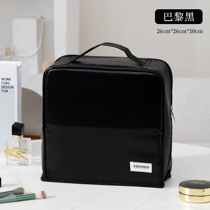 Stand-Up Cosmetic Bag, Large-Capacity Pencil Case, Women's Bag, Travel Storage Bag, Waterproof and Wear-Resistant, Can Be Hung on Luggage Bags
