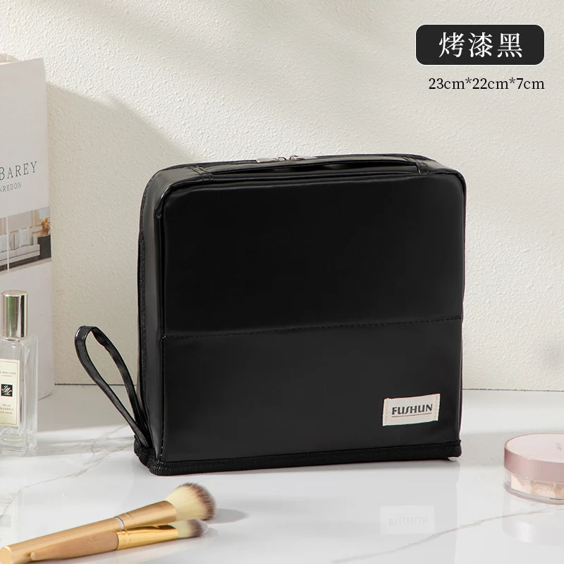 Stand-Up Cosmetic Bag, Large-Capacity Pencil Case, Women's Bag, Travel Storage Bag, Waterproof and Wear-Resistant, Can Be Hung on Luggage Bags