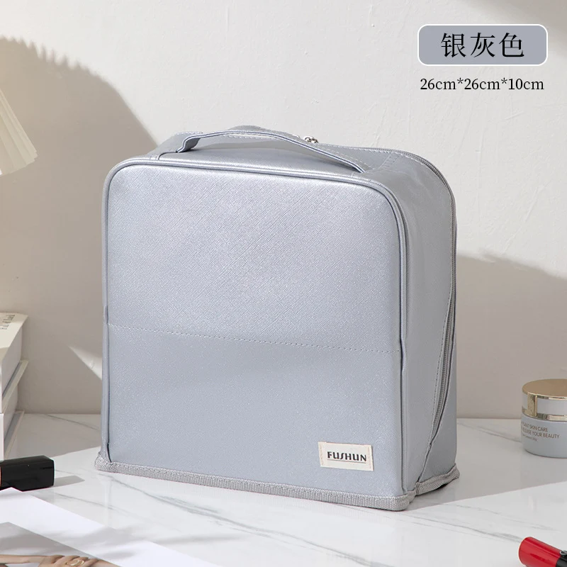 Stand-Up Cosmetic Bag, Large-Capacity Pencil Case, Women's Bag, Travel Storage Bag, Waterproof and Wear-Resistant, Can Be Hung on Luggage Bags
