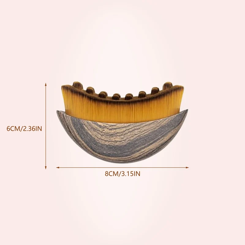Facial Massage Brush Lymphatic Contouring Face Brush for Face Contouring Eye and Neck Care