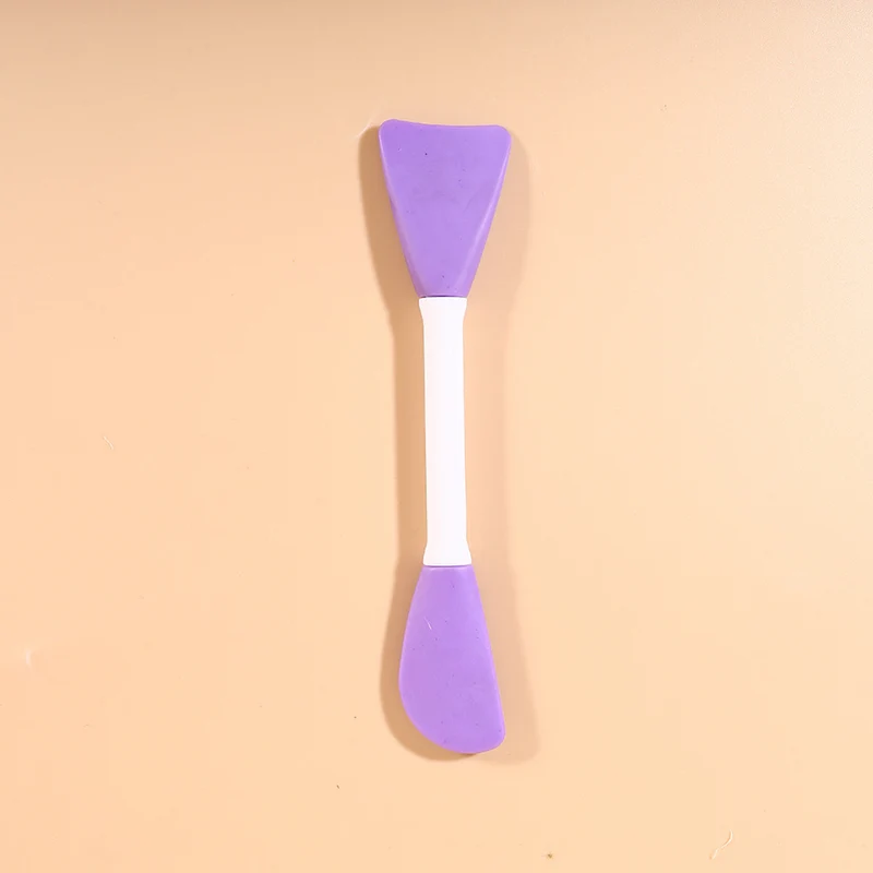 Double-Ended Silicone Mask Brush, Facial Cleansing Massage Brush, Mud Mask Application, Facial Homemade Soft Mask Tool Special Brush