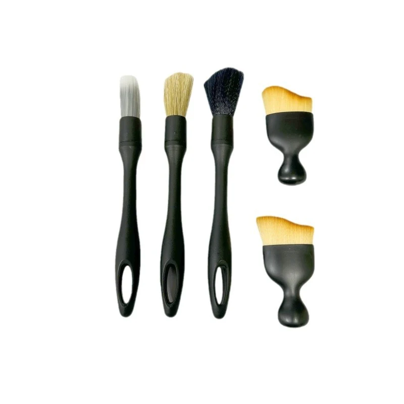 car interior air conditioning air outlet 5pcs cleaning brush cleaning details brush gap cleaning brush car wash brush