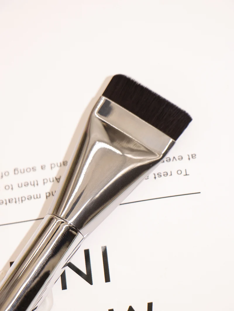 New single-piece one-line blade foundation brush flat thin flat head brush seamless no powder beauty tools in stock wholesale