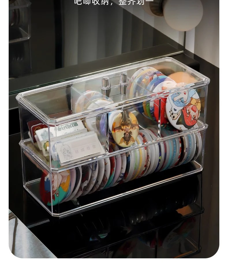 Makeup Cotton Storage Box Beauty Egg Cotton Swab Powder Puff Makeup Remover Cotton Desktop Storage with Lid Bar Storage Transparent Organization