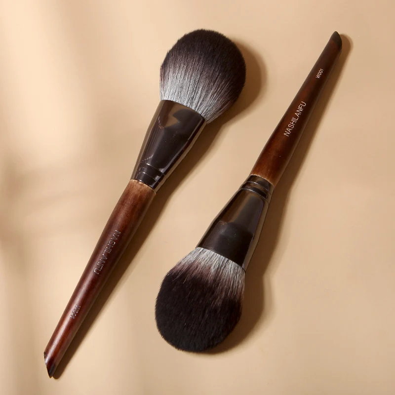 Cangzhou Powder Brush Cangzhou Makeup Brush Powder Brush Single Large Flasher Fiber Animal Hair Powder Brush