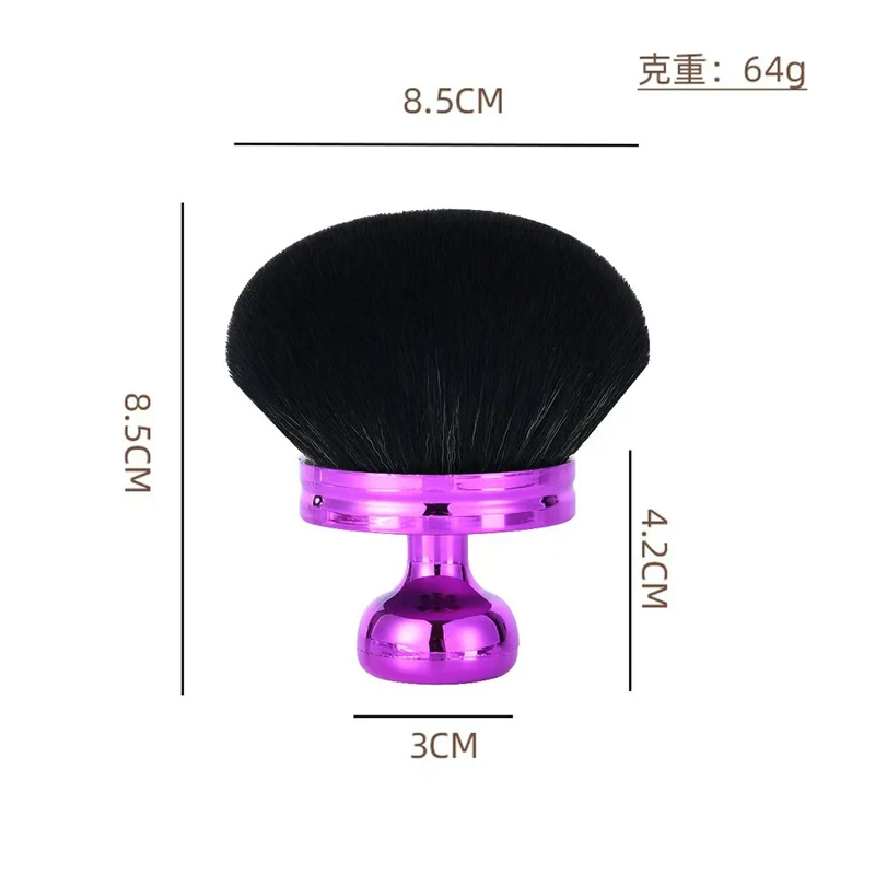 Cross-Border Multifunctional Mushroom Head Body Brush for Loose Powder Setting Makeup Brush Soft Bristle Portable Set Factory Direct Supply
