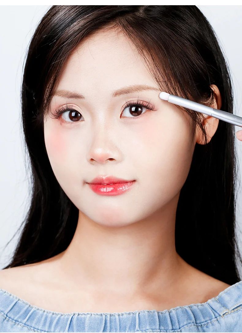 Xixi light feather round dizziness dye brush concealer brush does not eat powder does not card line concealer eyeliner lip brush foundation brush makeup