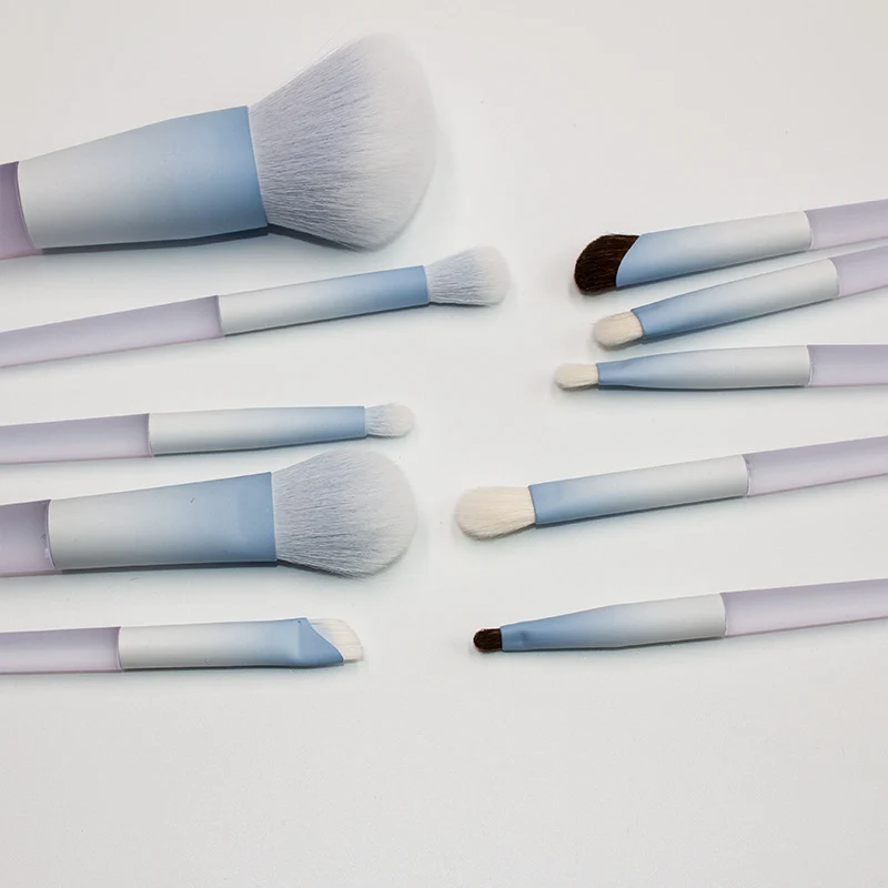 Chen Yuanyuan 10-Piece Makeup Brush Set, Blush Brush, Loose Powder Brush, Eye Shadow Brush, Nose Shadow Brush, Complete Set for Setting Makeup and Contouring