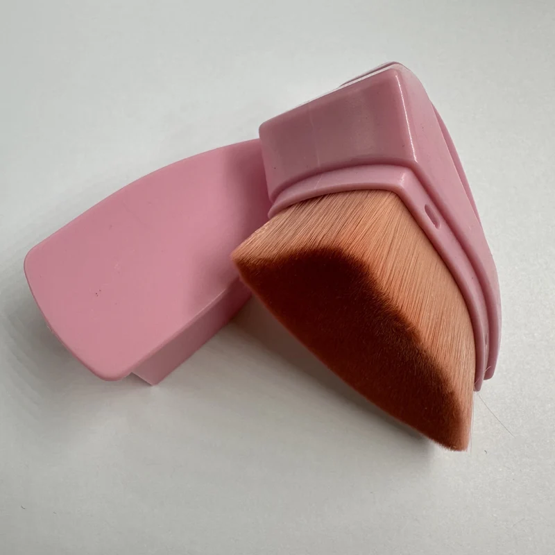 Makeup Brush Dust-Proof Bag, Portable Flat-Head Beauty Tool, Makeup Setting and Cleaning Box, Small Iron, Foundation Brush