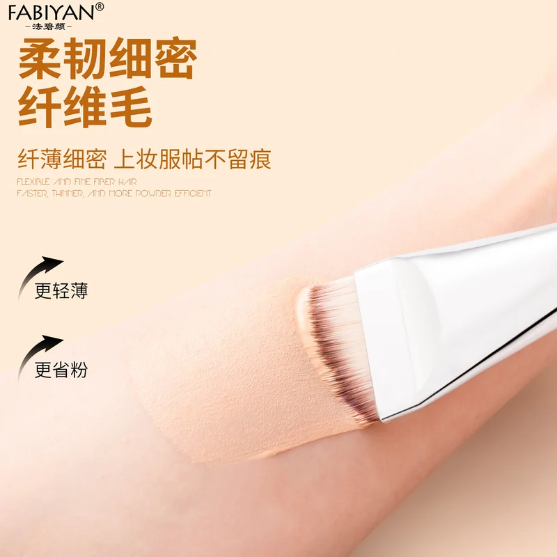 Cross-border oblique head foundation concealer makeup brush mask foundation liquid seamless application professional beauty tools manufacturers wholesale