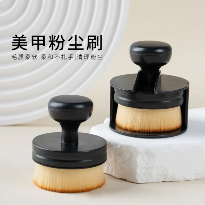 Wholesale Direct Supply of New Large Seal Traceless Foundation Brush Flat Head Makeup Brush Soft Bristles Push and Pull Makeup