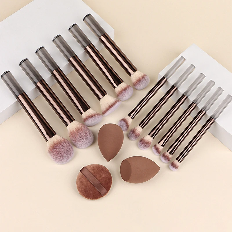 12 makeup brushes 8 makeup brushes 7 long tube makeup suit single brush powder brush eyebrow brush eye shadow brush