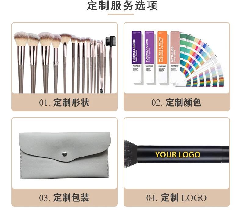 Cangzhou Little Purple Potato Makeup Brush Set Loose Powder Brush Eyeshadow Brush Foundation Brush Portable Beauty Brush Makeup Tools