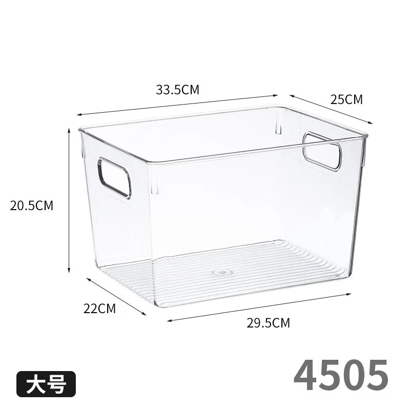 Enlarge 40cm Long Transparent Box Narrow Long Square Storage Box 15cm Wide Water-tight Drawer Finishing