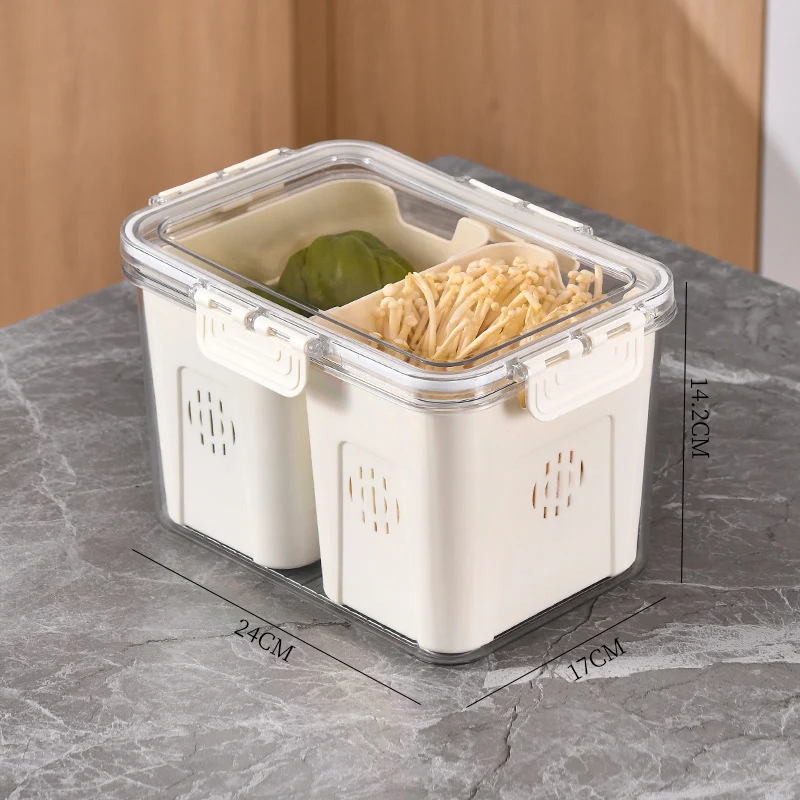 Seasoning Fresh-keeping Plastic Kitchen Sealed Box Spice Storage Box Food Grade Format Transparent Cereal Seasoning