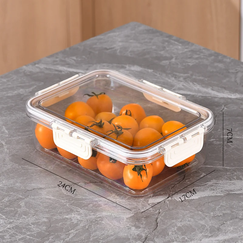 Seasoning Fresh-keeping Plastic Kitchen Sealed Box Spice Storage Box Food Grade Format Transparent Cereal Seasoning