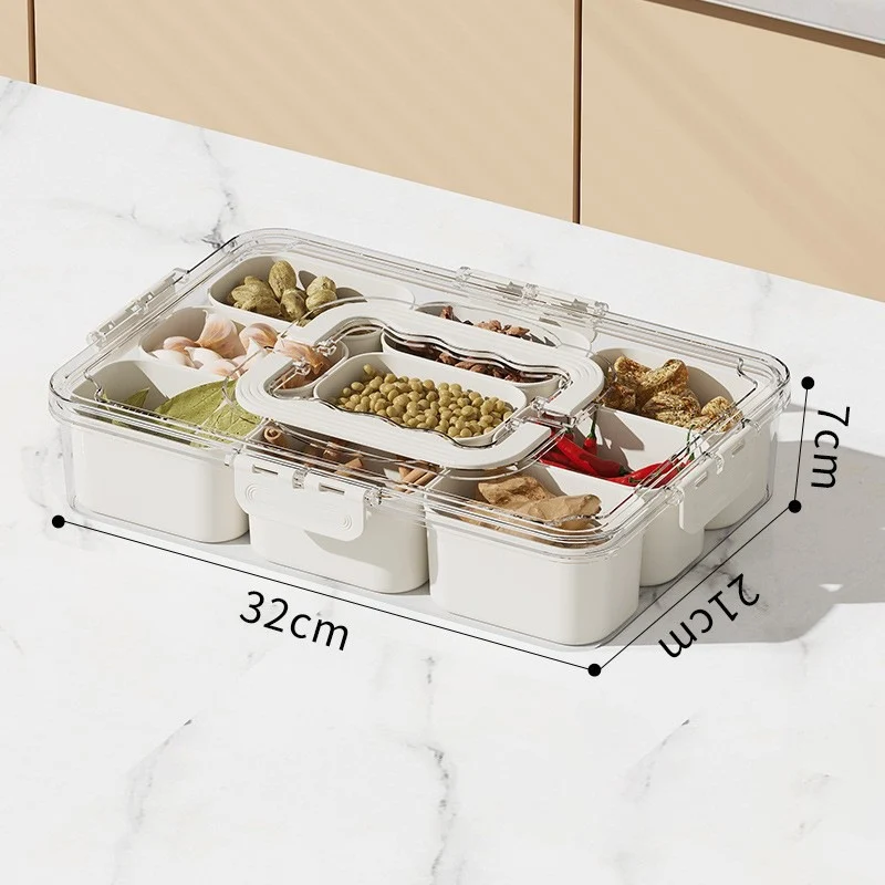Fresh-Keeping Box Plastic Storage Thickeneded Refrigerator Dust-Proof Finishing Household Artifact Special Kitchen New Plastic Box