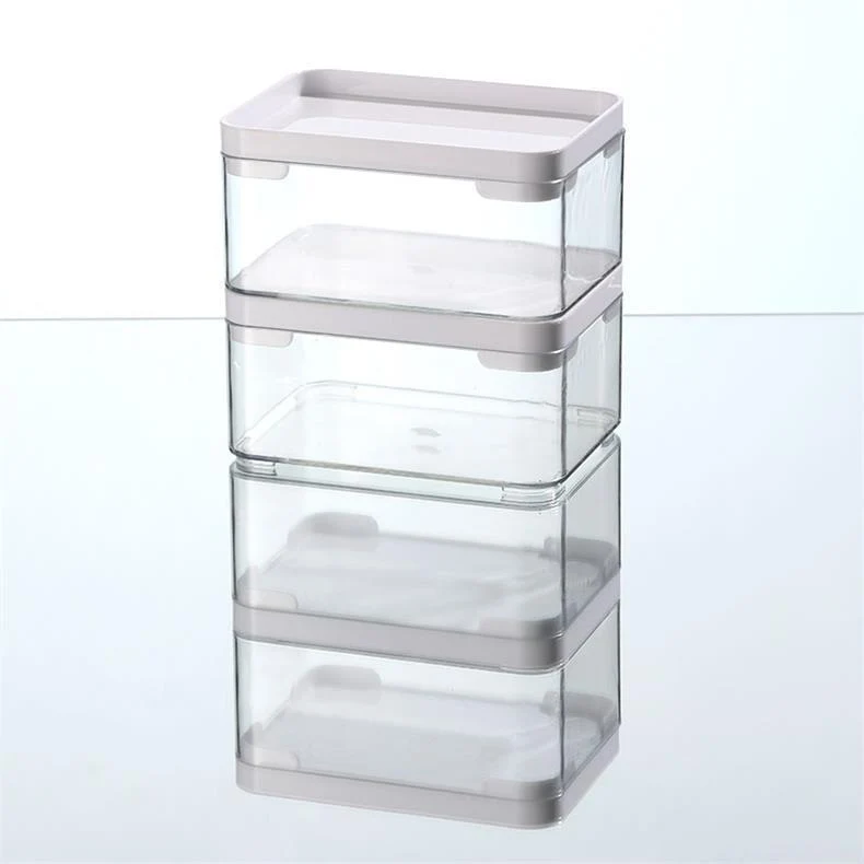 Desktop Storage Box Dormitory Cosmetics Transparent Basket Acrylic Drawer Mask Organizer Box Snack Sundry Storage Rack