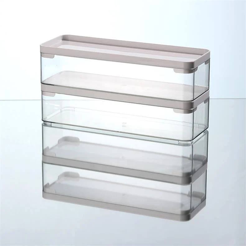 Desktop Storage Box Dormitory Cosmetics Transparent Basket Acrylic Drawer Mask Organizer Box Snack Sundry Storage Rack