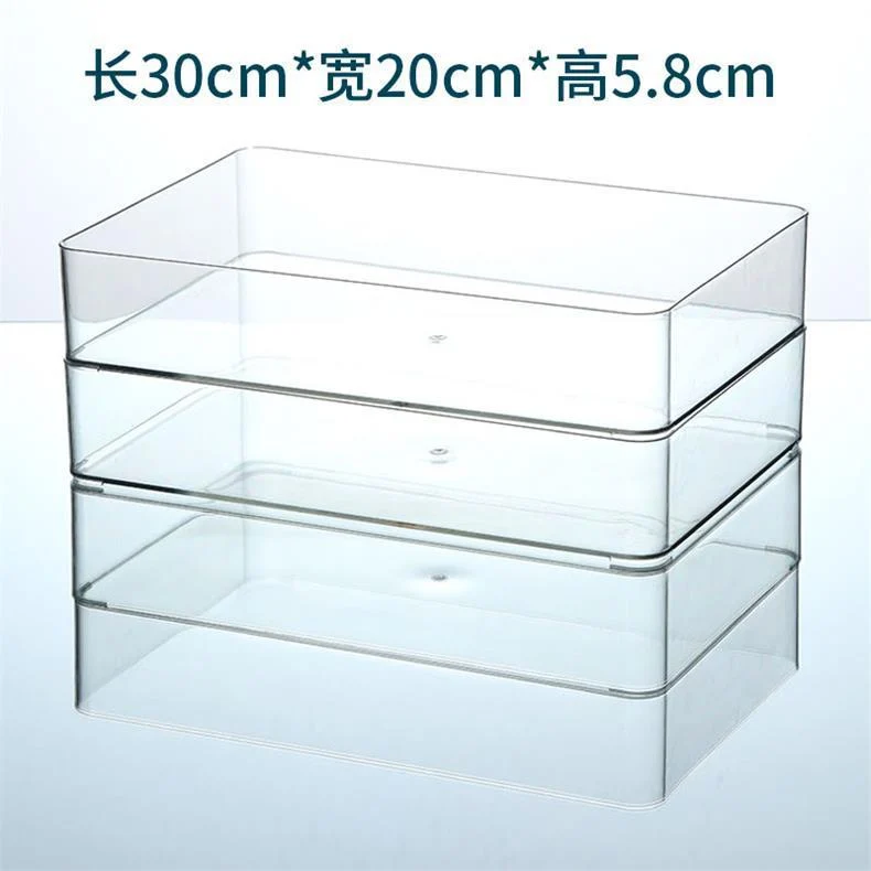 Desktop Storage Box Dormitory Cosmetics Transparent Basket Acrylic Drawer Mask Organizer Box Snack Sundry Storage Rack