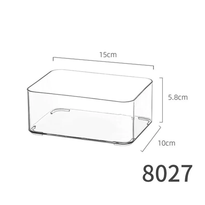 Desktop Storage Box Dormitory Cosmetics Transparent Basket Acrylic Drawer Mask Organizer Box Snack Sundry Storage Rack