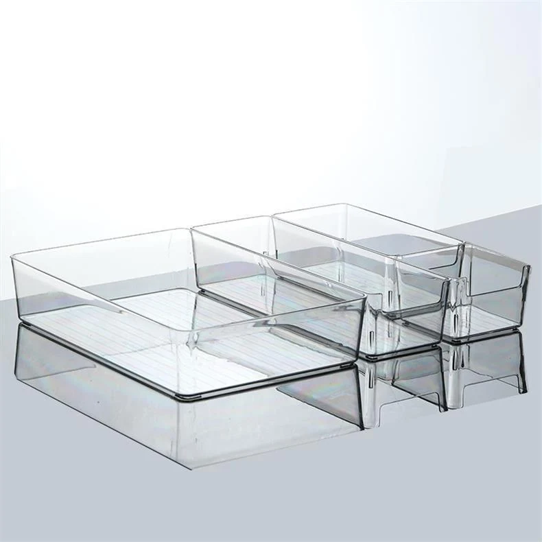 Desktop Storage Box Dormitory Cosmetics Transparent Basket Acrylic Drawer Mask Organizer Box Snack Sundry Storage Rack
