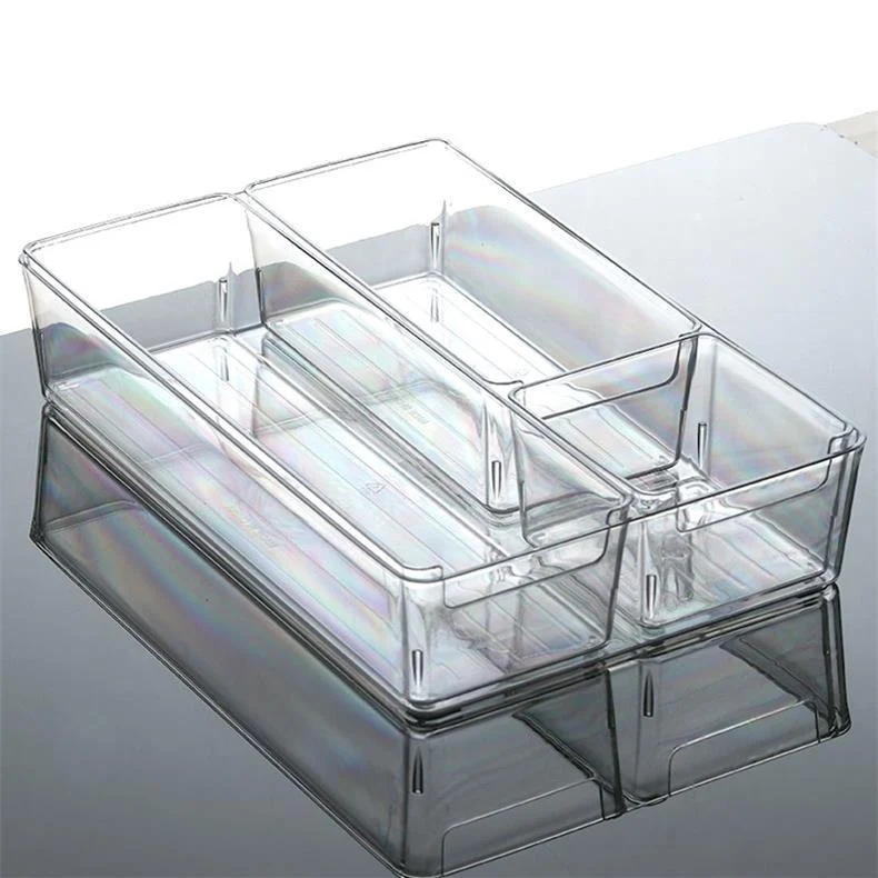 Desktop Storage Box Dormitory Cosmetics Transparent Basket Acrylic Drawer Mask Organizer Box Snack Sundry Storage Rack