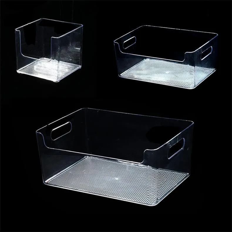Desktop Storage Box Dormitory Cosmetics Transparent Basket Acrylic Drawer Mask Organizer Box Snack Sundry Storage Rack