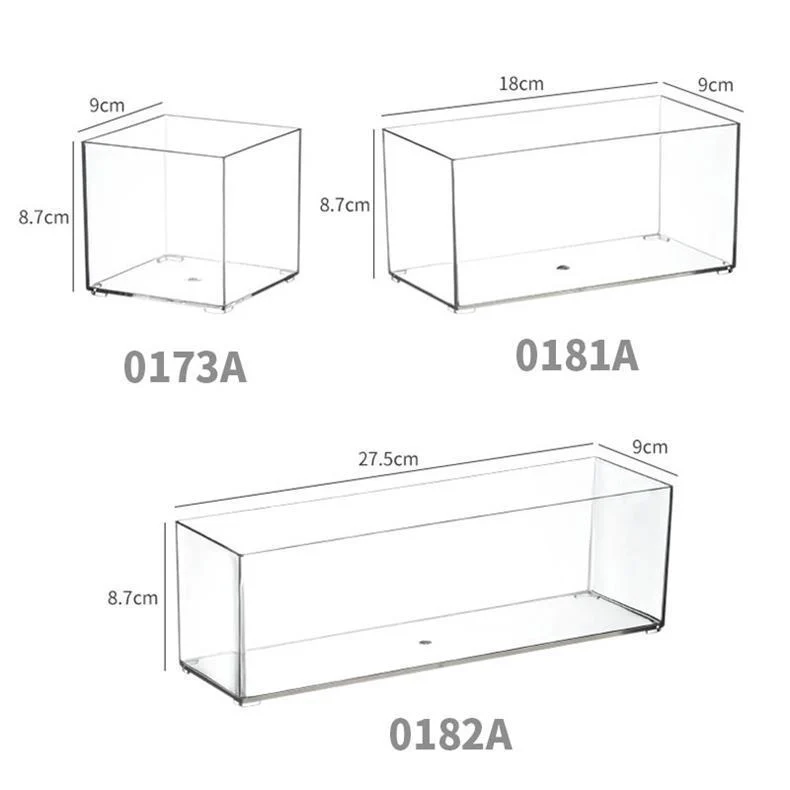 Desktop Storage Box Dormitory Cosmetics Transparent Basket Acrylic Drawer Mask Organizer Box Snack Sundry Storage Rack