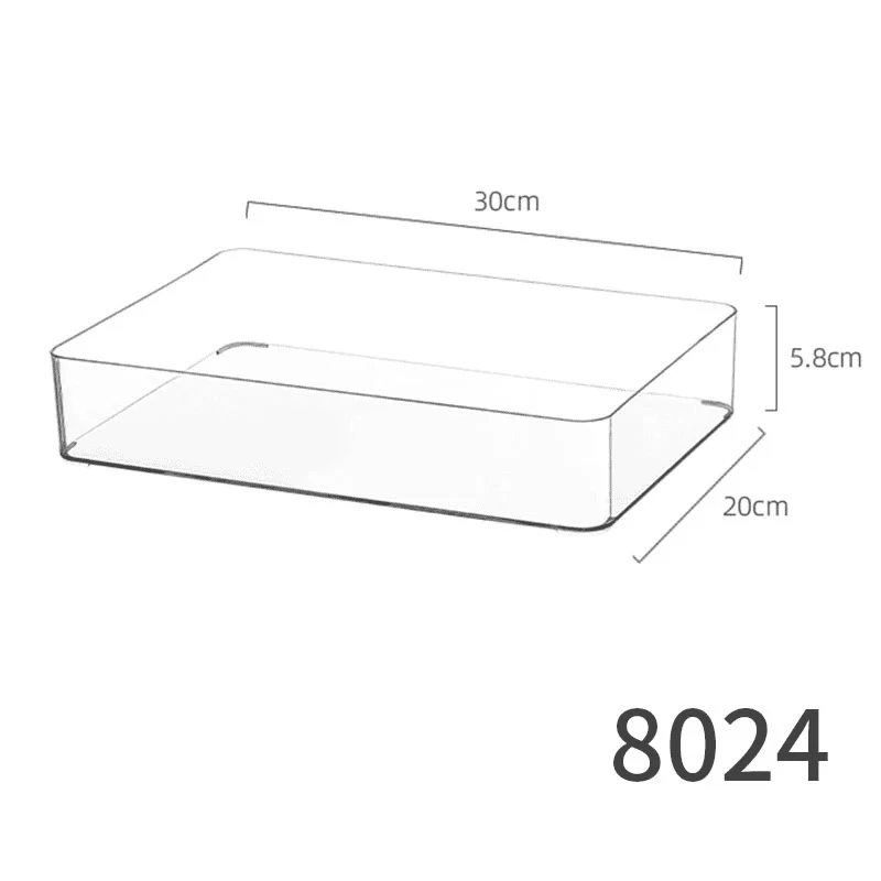 Desktop Storage Box Dormitory Cosmetics Transparent Basket Acrylic Drawer Mask Organizer Box Snack Sundry Storage Rack